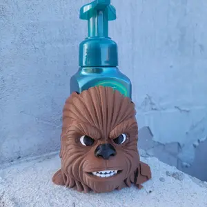 Bath and Body Works foam soap dispenser holder - Chewbacca