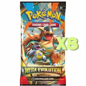 Mega Evolutions Booster Pack X8 (Rip & Ship)