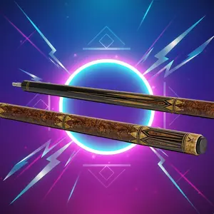 EVO Crystal Pool Cue – Umber Crest | Carbon & Glass Fiber Core, Pro Taper Shaft, 12.5 mm Tip, Wrapless Precision