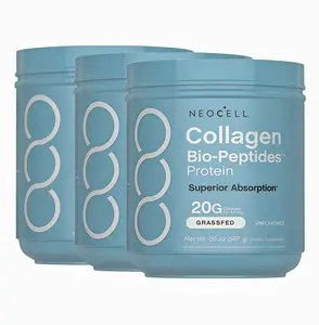 3 Pack NeoCell Collagen Peptides Powder 20oz - Grassfed Protein Supplement FD- Advanced with 18 Essential Amino Acids