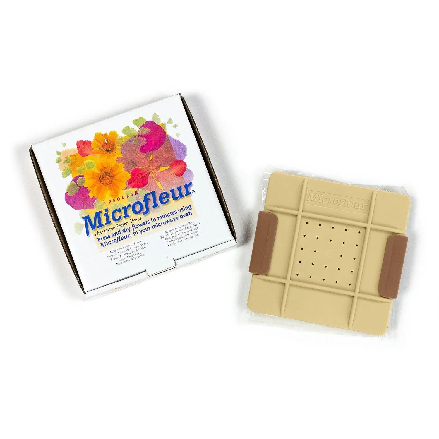 Microfleur Regular Flower Press Kit Decor Decorative Pressed flowers flower pressing