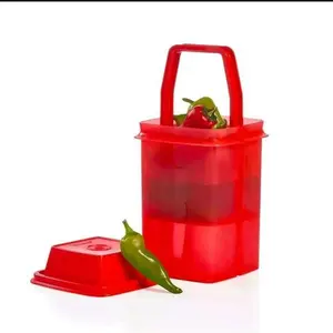 Tupperware Pick a Deli small  Container for Deli Items - Versatile Storage Solution for Meats Cheeses & More - red color