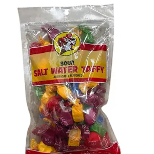 Buc-ee’s Assorted Sour Salt Water Taffy 12 oz - Snack Candy Sweet