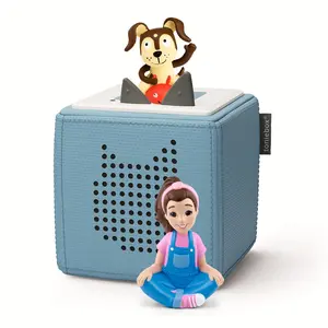 Light Blue Toniebox Ms. Rachel Starter Set - Includes Ms. Rachel and Playtime Puppy | Charger Included Light Blue Toniebox Ms. Rachel Starter Set - Includes Ms. Rachel and Playtime Puppy | Charger Included
