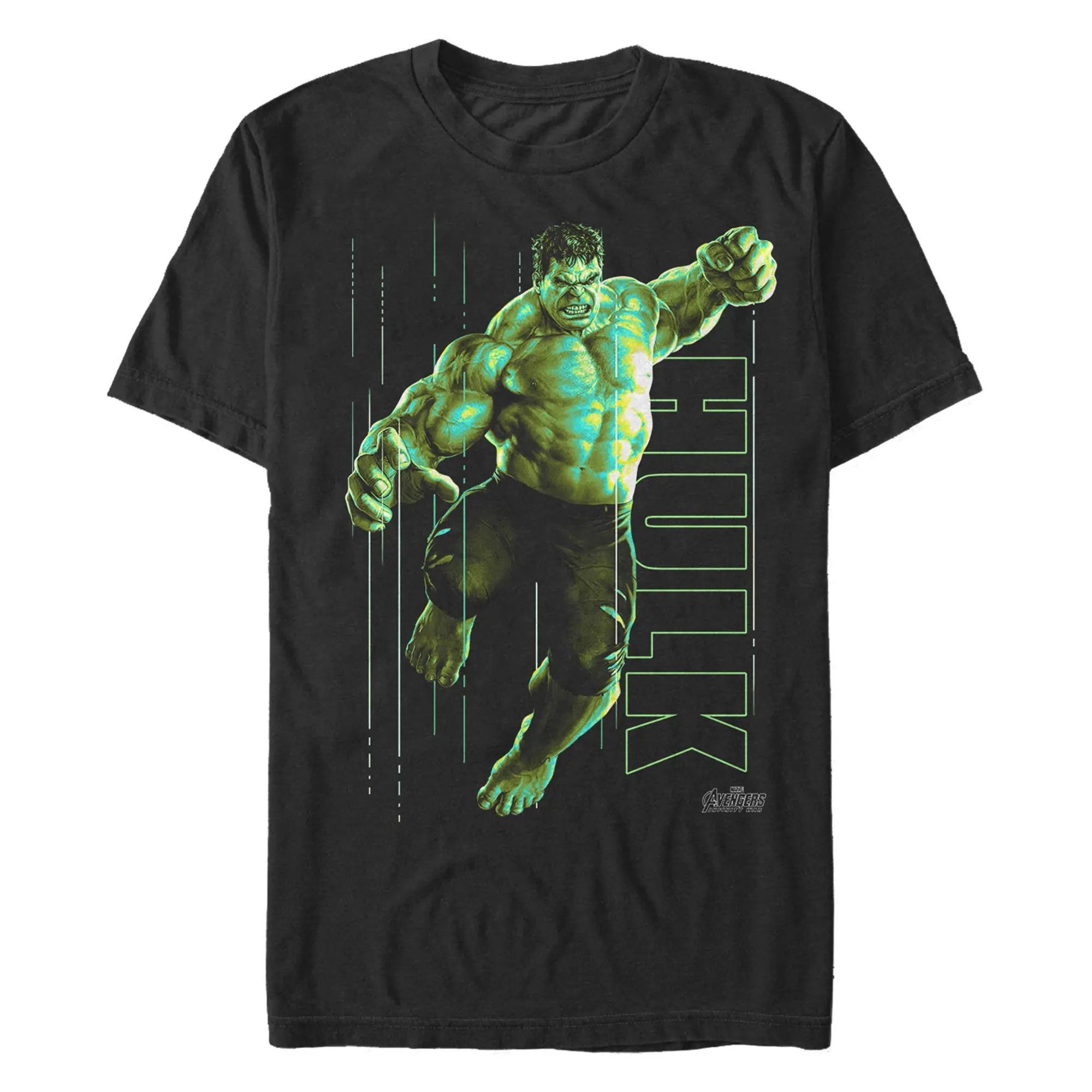 Men's Marvel Infinity War Incredible Hulk Jump Smash T-Shirt