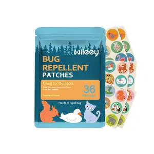 Animal Pattern Mosquito Repellent Stickers, Cute Animal Designs, Stick on Clothes, Backpacks, Chairs, Long-Lasting Effect, Mosquito Repellent Patches