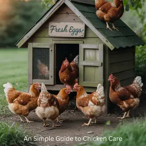 Raising Chicken in Your Backyard the Easy Way - An Simple Guide to Chicken Care for Fresh Eggs Daily with Practical Tips for Beginners