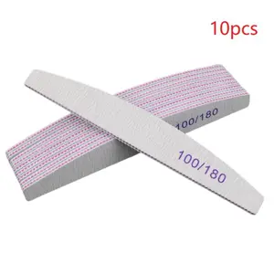 Portable double-sided nail file set with buffing and smoothing tools, dual-grit for shaping and polishing in one, compact for home and salon manicure-pedicure care.
