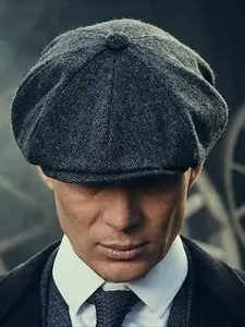 Men's Beret Hat, Octagonal Shape Painter Cap, Newsboy British Style Vintage Hat, Retro Fashion Accessory for Men and Women, Unisex Design, Classic Hat, Vintage Appeal, British Influence