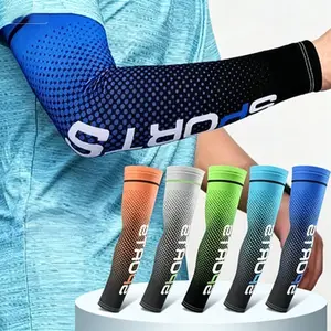 5 Pairs Cooling Arm Sleeves UV Sun Protection Arm Sleeves for Men Women Breathable Quick Dry Sports Sleeves Lightweight Stretch Arm Covers for Running Cycling Golf Driving Outdoor Summer Activities