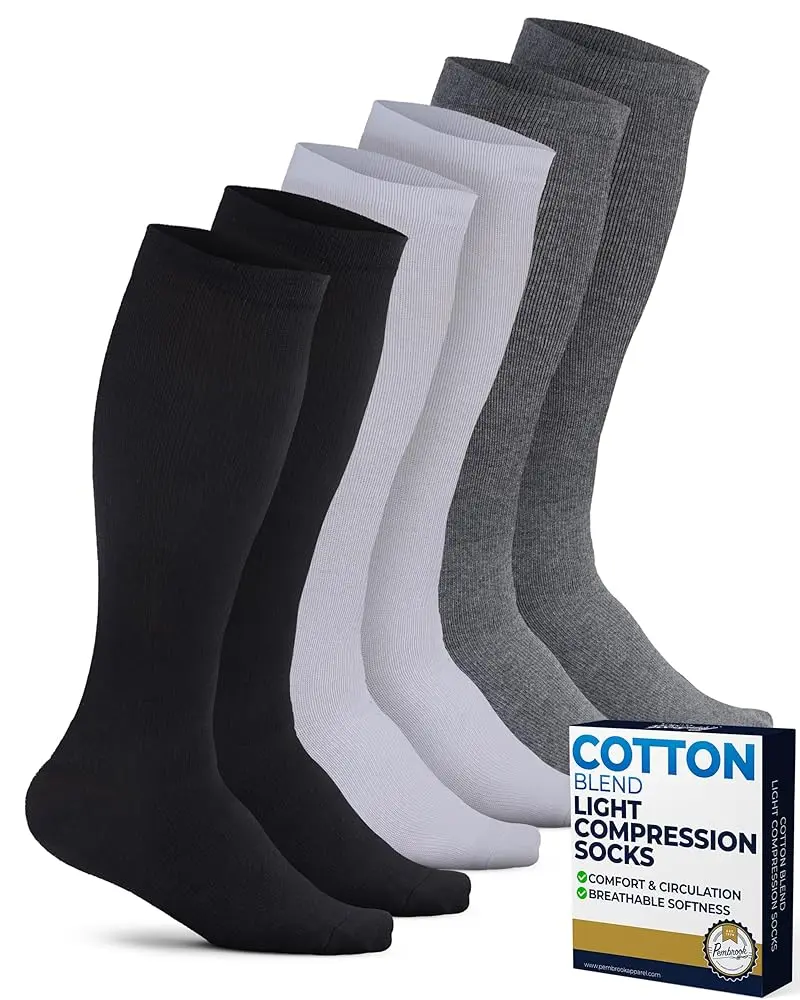 Black/White/Gray - 3 Pairs
