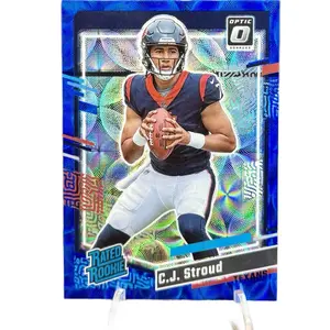 NEW 2023 Donruss C.J. Stroud Optic Rated Rookie Preview Blue Scope Prizm RC #339