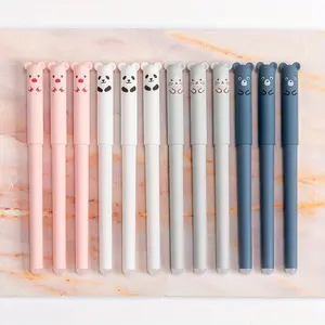 4/8/12 Pack Erasable Gel Rollerball Pen Set with Cute Animal Designs, Medium Point, Refillable And Washable, 0.5Mm Blue/Black for Office And School Supplies