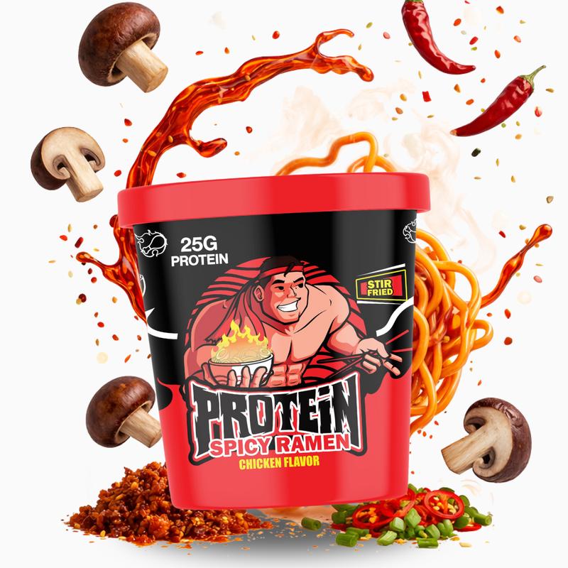 Protein Spicy Chicken Flavored Ramen - 25 Grams of Protein