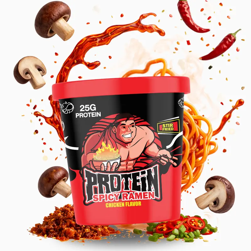 Protein Spicy Chicken Flavored Ramen - 25 Grams of Protein