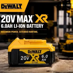 DEWALT 20V MAX XR 6.0Ah Lithium-Ion Battery Replacement for DeWalt Tools – High Capacity, Long Runtime, Fast Charging Power Pack,father'sdaygifts torque power tool
