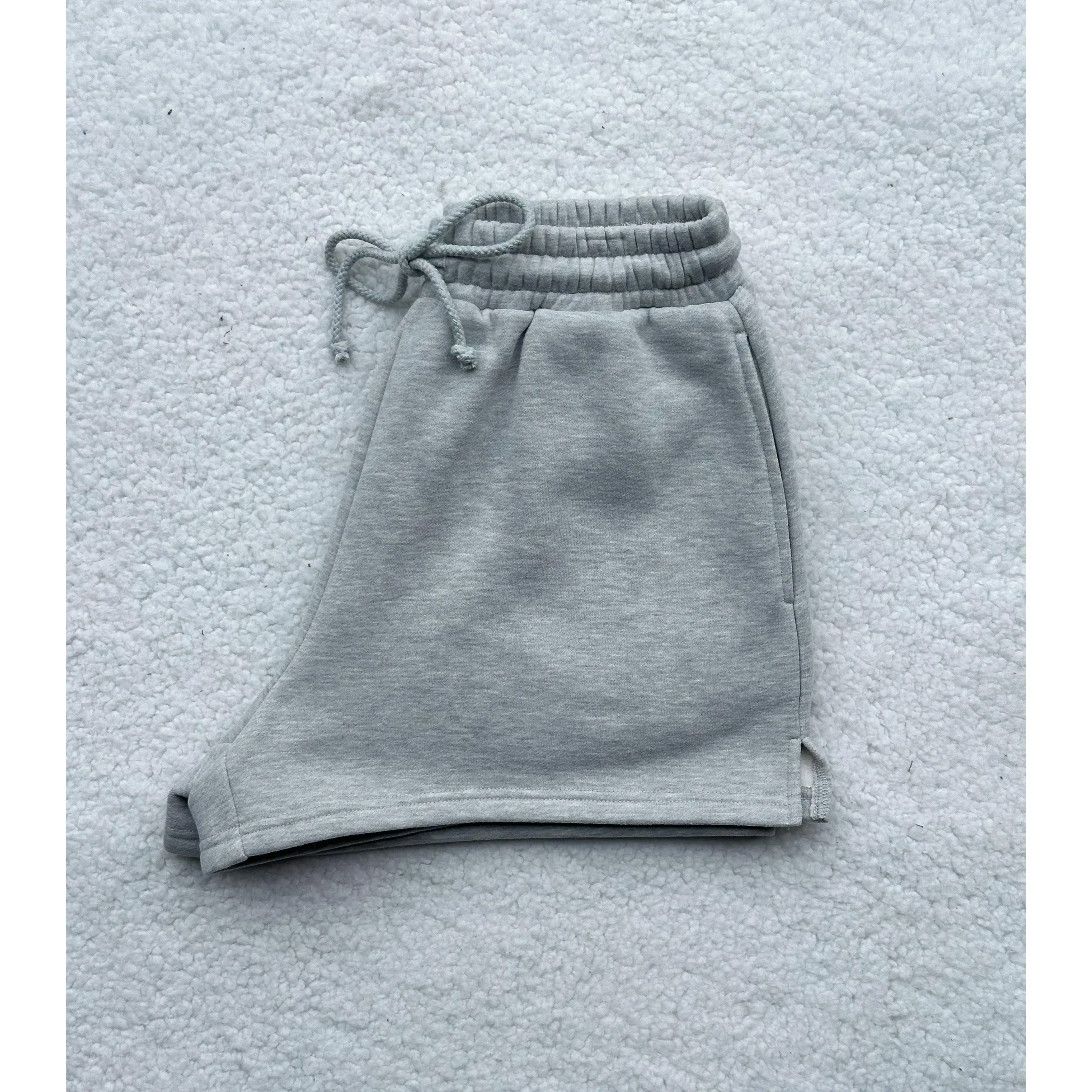 Afternoon Grey Basic Blank Shorts