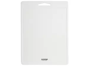 Martha Stewart Everyday Fayer Polypropylene 18in x 13in Cutting Board in White