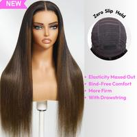 7x5 Ombre Chestnut Brown Yaki Straight
