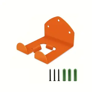 Metal Weed Wacker Holder, Garage Wall Mount Trimmer Rack, Lawn & Hedge Pruning Tool Organizer Hook, Garden Tool Organizer, Halloween Christmas Gift