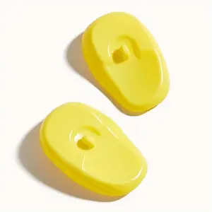 2Pcs/set Silicone Earmuffs Prevent Water Ingress From Ingress Sleeve Hot Oil Hair Dye Perm Hair Protection Earmuffs for Hairdressing for Barber Salon Home Haircare