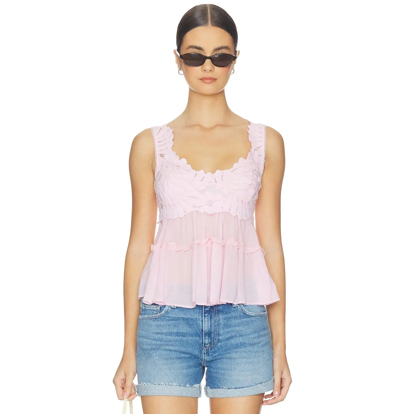 Free People Petal Party Shapeless in Pink Destiny