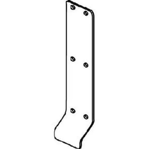 Trimco 1820630 Heavy Duty Push & Pull Plate - 3.5x16.5" Satin Stainless Steel Rectangular Hardware with Integrated Pull, Can Be Engraved, 2 lbs, for Home Improvement