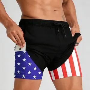 ABSECAI Men's 2-in-1 Swim Trunks,Compression Liner 6",Quick Dry,Double Pockets,TikTok Trend,quick dry swim truk eeshorts,clothing shorts,streetwear,stylebeach swimminng,Shorts for Summer,Outdoorfun