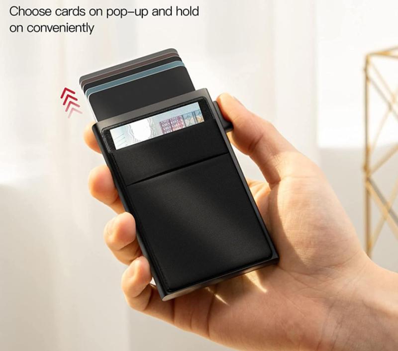 Men's Minimalist Casual Plain Slim Cardholder, Business - style Card Wallet for Men, Portable Solid Multi - card Carrier for Office & Everyday Use Compact Storage Organizer