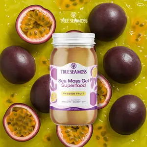 True Sea Moss Passion Fruit Irish Sea Moss Gel – Rich in Essential Minerals & Vitamins – supports overall vitality
