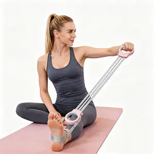 Resistance Band ,Pedal Resistance Fitness Rope Portable Exercise Band for Sit-Ups, Yoga, and Full-Body Workouts, Gym-Style Resistance Bands, Hand-Pulling Resistance Bands