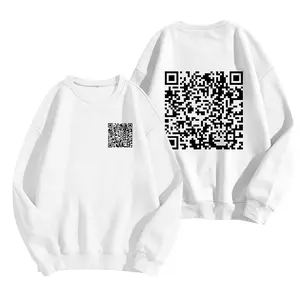 XIQIAM Qr Code Hoodie Funny Hoodie Mens Sweatshirts Scan Code Hoodie Fu Qr Code Hoodiefunny Fu Qr Code Hoodiehumorous Hidden Message Sweatshirt Christmas