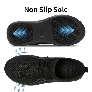 Black men's casual shoes, sneakers, soft soles, slip-on design, waterproof, oil-proof, non-slip; chef shoes, non-slip, waterproof, oil-proof, breathable, odor-resistant; suitable for waiters and staff to wear.