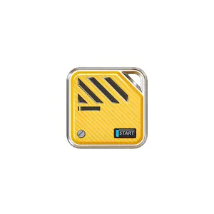 TAG8 Magnetic Finder, SmartTrack security, waterproof, compatible only with Apple Find My Smart Tag, global positioning, orange.