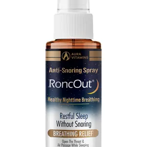 RoncOut Anti Snoring Spray 30 ml | Natural Supplement with Biopolysaccharides and Vitamins | Reduce Snoring and Improve Sleep (1)