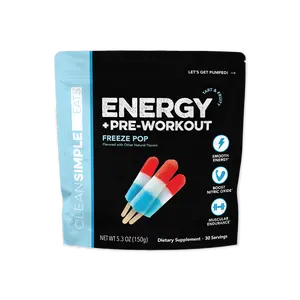 Energy + Pre-Workout: Freeze Pop (30 Servings)
