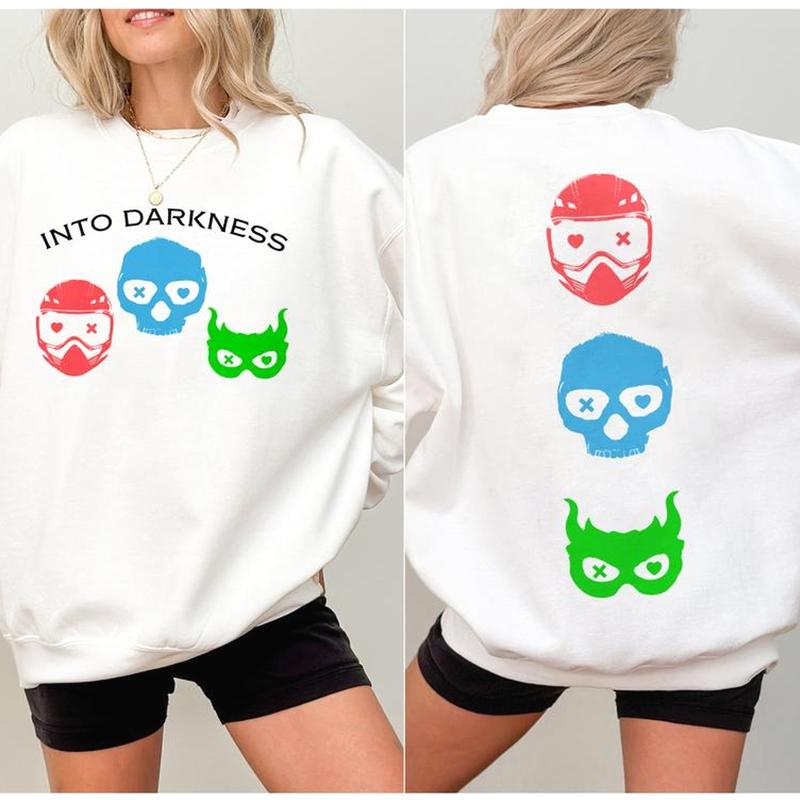 Into Darkness Series by Navessa Allen T-Shirts, Crewneck Sweatshirts & Pullover Hoodie, Lights Out, Caught Up, Game On, Trilogy Book Series Sweater, New Release Book Shirt BFRT56