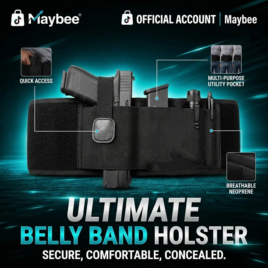 Waistband Handgun for Concealed Carrying - Male and Female, Belted Handgun Waistband for Lcp, Suitable for S&W M&P 40 Shield Bodyguard, Sig Sauer, Beretta, 1911 holster， Smith And Wesson, Shield Waistband