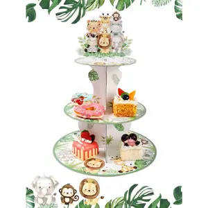 1 Set Purple Mermaid Shaped Cake Stand, Mermaid Theme Birthday Party Dessert Display Rack, Mermaid Tail Pattern Cupcake Stand, Suitable For Cake Decoration, Mermaid Theme Baby 1st Birthday Party Decor, Kitchen Decor, Room Decor, Gender Reve