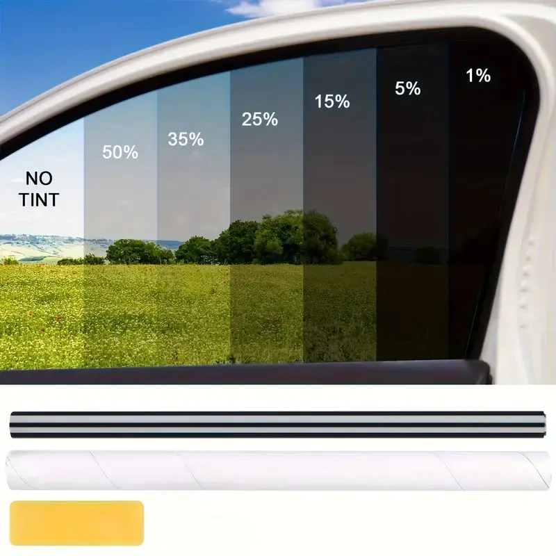 Solar Film UV Protection Sticker Protector for Car Windows, Sun Shade Film, Window Film Sun Blocking, Window Tint, Landscape Design, Easy Application, Insulation, Automotive Window Accessories