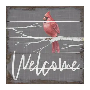 Welcome Cardinal Pallet Petite By Sincere Surroundings Welcome Cardinal Pallet Petite By Sincere Surroundings