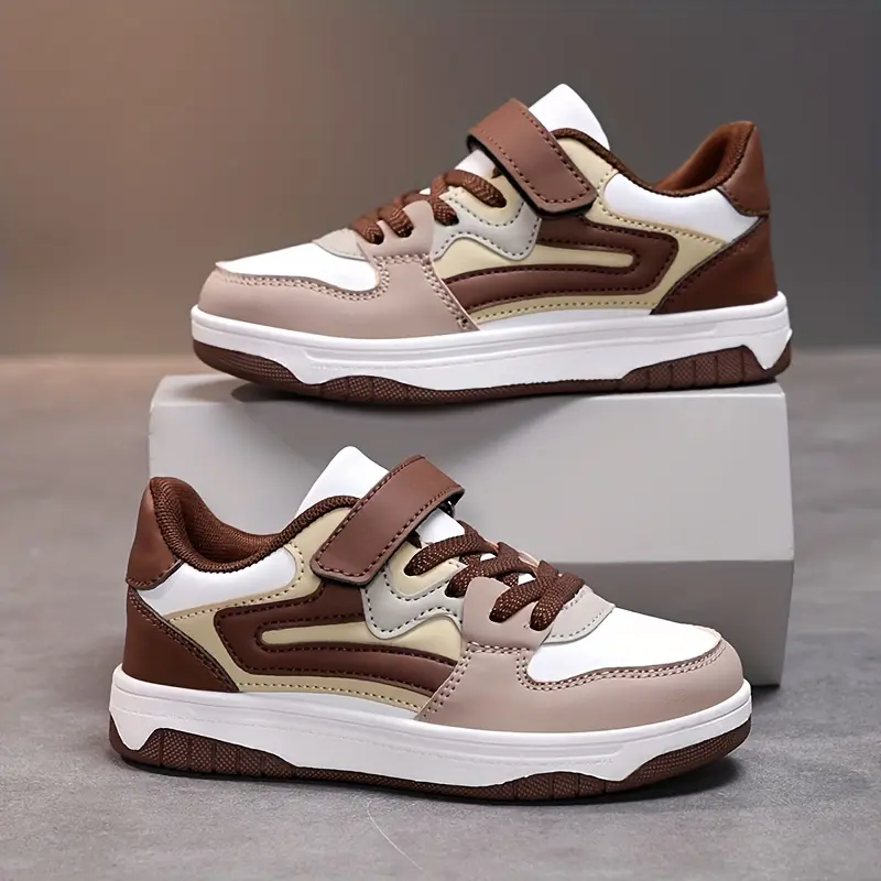 Boys' Breathable Sneakers - 2024 New Fashion Casual Trainers for Toddler Walks, Daily Wear, Big Kids Versatile Walking Shoes
