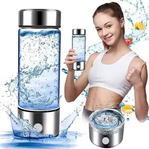 Hydrogen Water Bottle, Portable Hydrogen Water Bottle Generator with SPE PEM Technology Water Ionizer, Hydrogen Water Machine Improve Water for Home, Office, Travel, Exercise