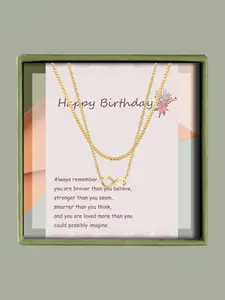 Women's Elegant Minimalist Chain Necklace & Infinity Symbol Pendant Necklace, Trendy All-match & Exquisite Jewelry for Birthday Gift
