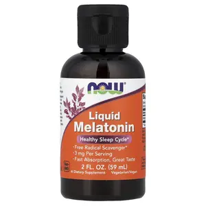 NOW Foods Liquid Melatonin, 2 fl oz (59 ml) NOW Foods Liquid Melatonin, 2 fl oz (59 ml)