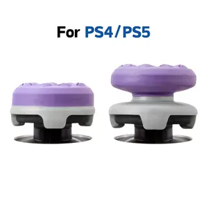 Thumbstick Grips for PS5/PS4, Joystick Thumb Grips for FPS Aim, Precision ring, 1 High-Rise, 1 Mid-Rise, For PS5/PS4 Game Controller joystick, Console