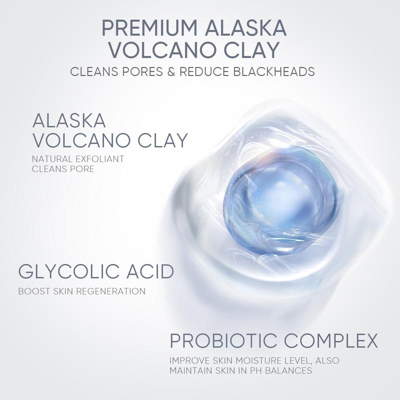 【Opening Promo !】SKINTIFIC Alaska Volcano Pore Clay Stick | Cleansing Blackhead Remover Face Mask Stick, Mud Mask with Natural Alaska Volcano Clay, Gentle Exfoliating, Smoothing Skin, Non-Drying, Skincare Facial Mask 【Opening Promo !】SKINTIFIC Alaska Volcano Pore Clay Stick | Cleansing Blackhead Remover Face Mask Stick, Mud Mask with Natural Alaska Volcano Clay, Gentle Exfoliating, Smoothing Skin, Non-Drying, Skincare Facial Mask