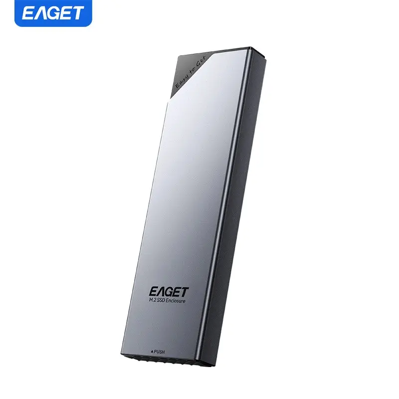 Eaget SE630D M.2 NVMe SATA SSD Enclosure 10Gbps High Speed High Efficiency 8TB Max Storage Aluminum Heat Dissipation for PC Laptop Gamers Content Creators - TechAccessory - HolidayGift