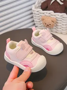 2026 Spring Kids Panda Ears Cute Sports Shoes, Unisex Breathable Mesh Velcro Sneakers, Anti-Collision Soft Sole Casual Shoes, Casual Trainers