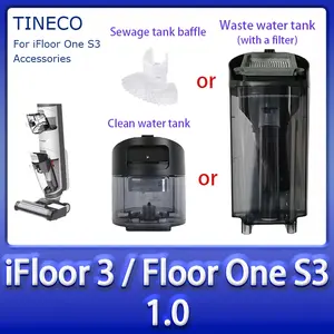 Original Tineco iFloor One S3 Accessories Replacement Sewage tank baffle or Clean Water Tank or Waste Water Tank Filter or Dirty Water Tank for iFloor BREEZE Wet and Dry Vacuum Cleaner Spare Parts